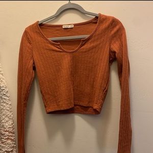 Crop top long sleeve